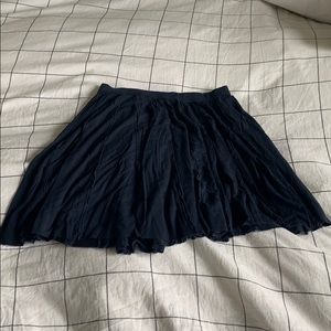 Navy skirt
